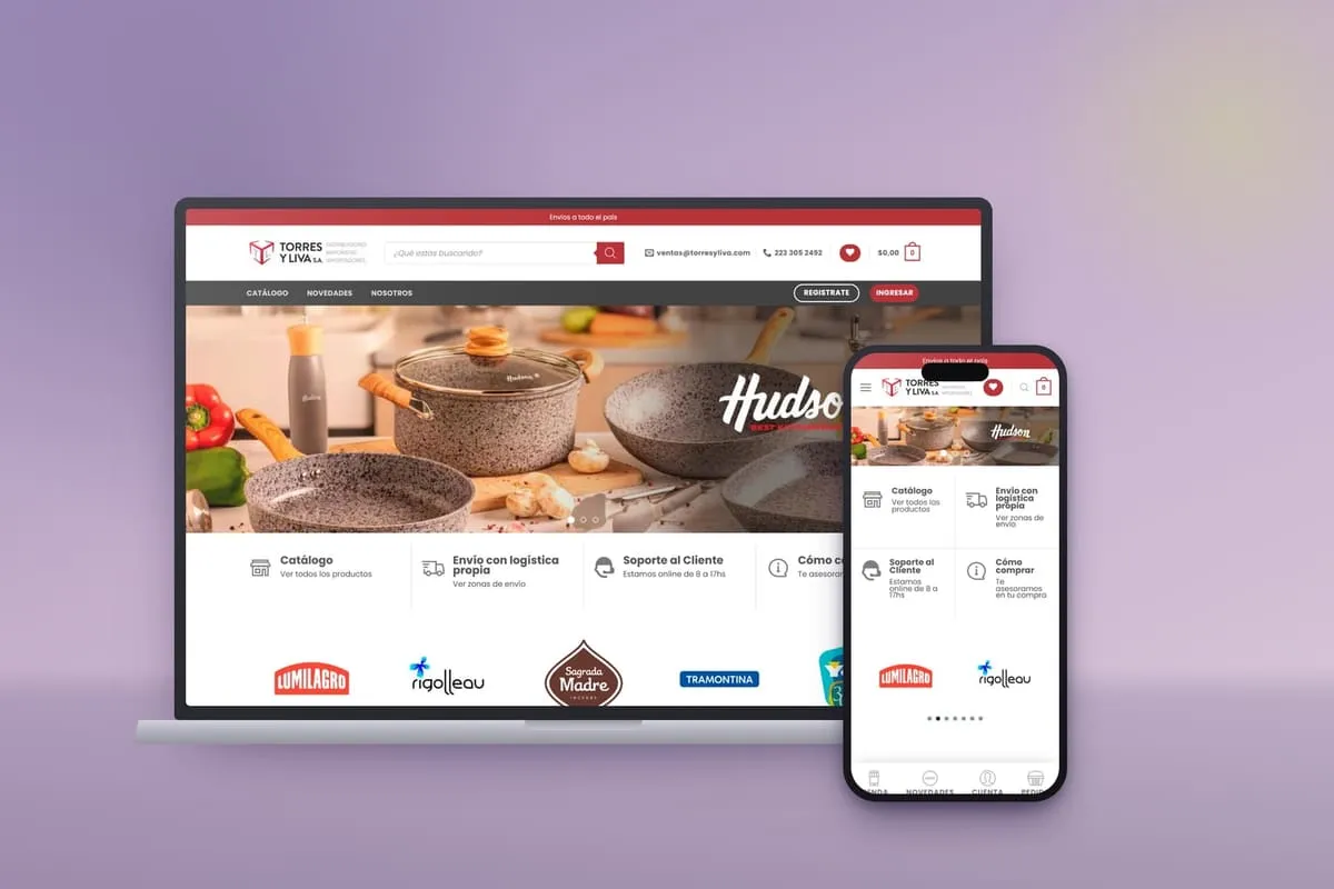 Tienda WooCommerce de Torres y Liva